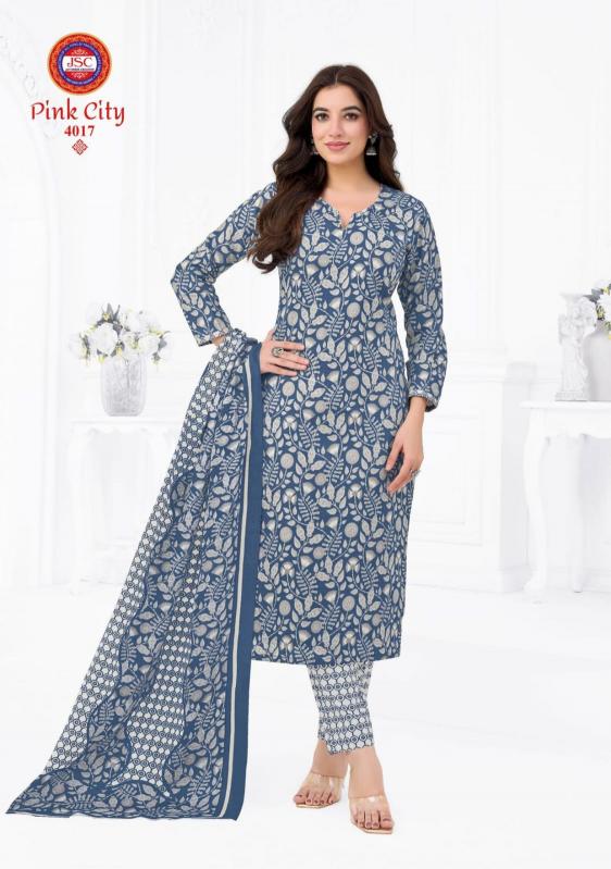 Jsc pink city vol 1 cotton dress material wholesale